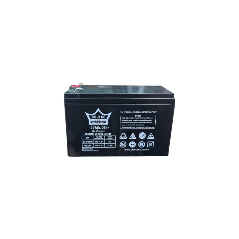 PİL AKÜ 12 V 7 AH ORTEC PİL AKÜ