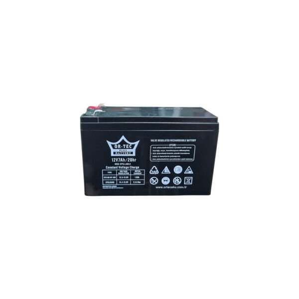 PİL AKÜ 12 V 7 AH ORTEC PİL AKÜ
