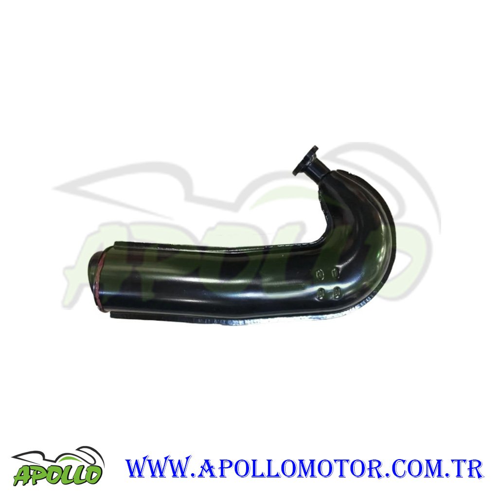 MOBİLET - Mobylette SİYAH SOMUNLU SEGMANLI EKSOZ