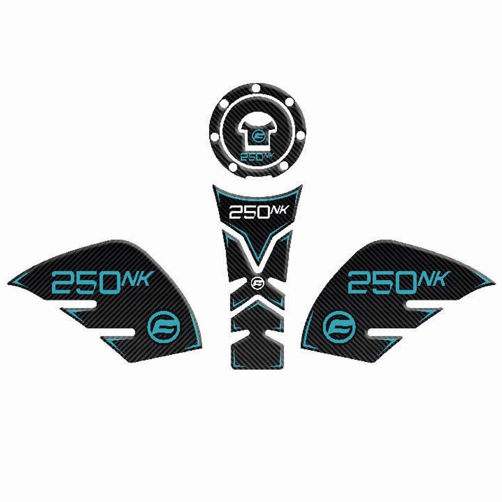 CF MOTO 250 NK 2018 - 2023 UYUMLU Tank Pad SET 001