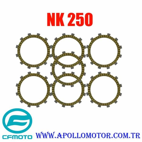 DEBRIYAJ BALATASI 7 ADET (2016-2022) CF MOTO NK 250 ORJ.