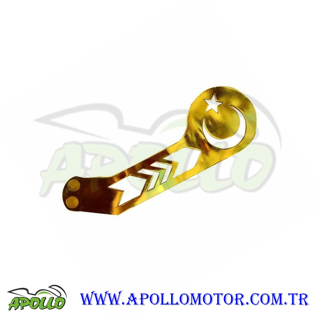 MODİFİYE MOTORSİKLET ÇEKİ DEMİRİ AY YILDIZ- GOLD