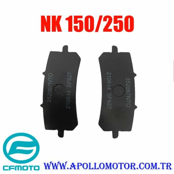ÖN FREN DİSK BALATA TAKIMI (ABS) CF MOTO NK 150 - 250 ORJ.