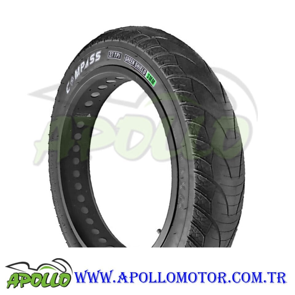 20 x 4.00 DIŞ LASTİK 3 MM ZIRHLI - COMPASS FATBİKE