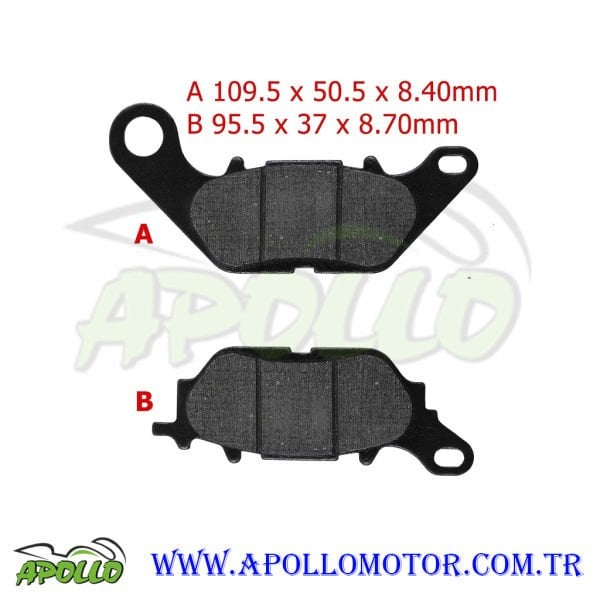 TVS JUPİTER 125 ÖN FREN DİSK BALATASI İTH