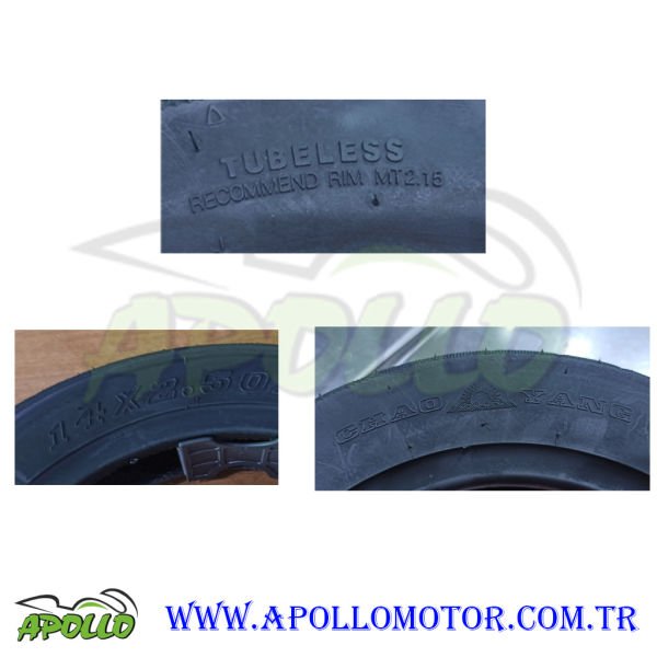 14 x 2.50 CHAOYANG ELEKTRİKLİ BİSİKLET DIŞ LASTİK TUBELESS