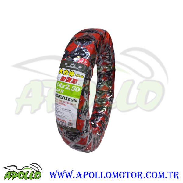 14 x 2.50 CHAOYANG ELEKTRİKLİ BİSİKLET DIŞ LASTİK TUBELESS