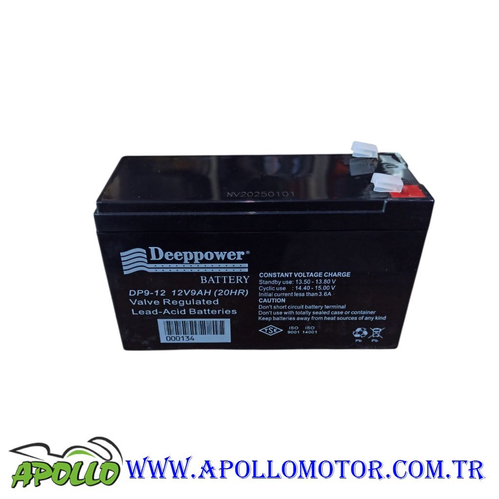 12 V 9 Ah DeepPower (Jel – Bakımsız) - PİL AKÜ