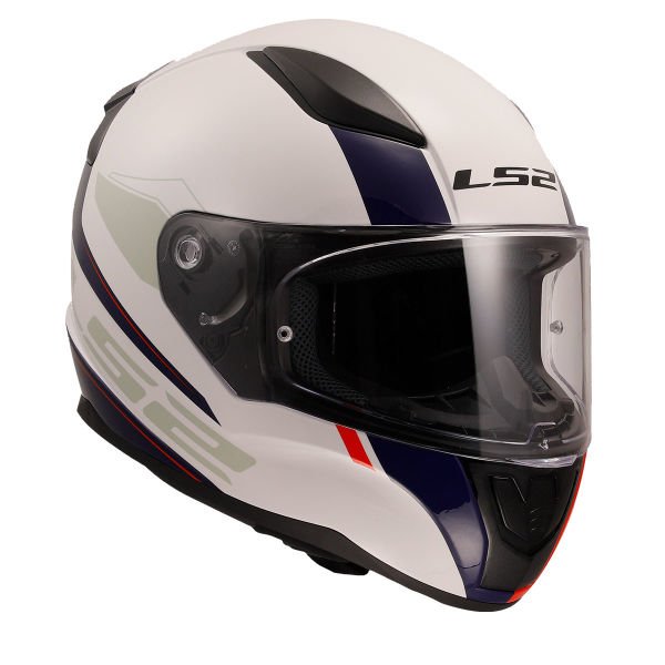 LS2 RAPID 2 DRIVEWAY BEYAZ-MAVI KAPALI KASK