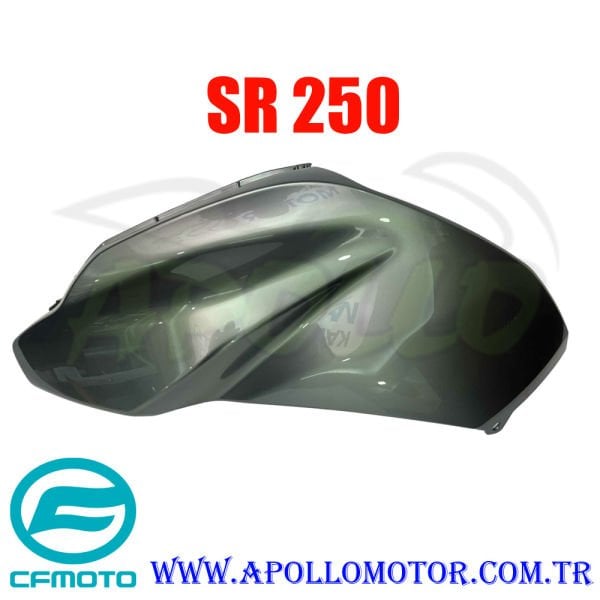 CF MOTO 250 SR BENZIN DEPOSU SOL KARENAJ (GRI) (2022) - ORJİNAL (SİYAH RENK MOTOR İÇİN)