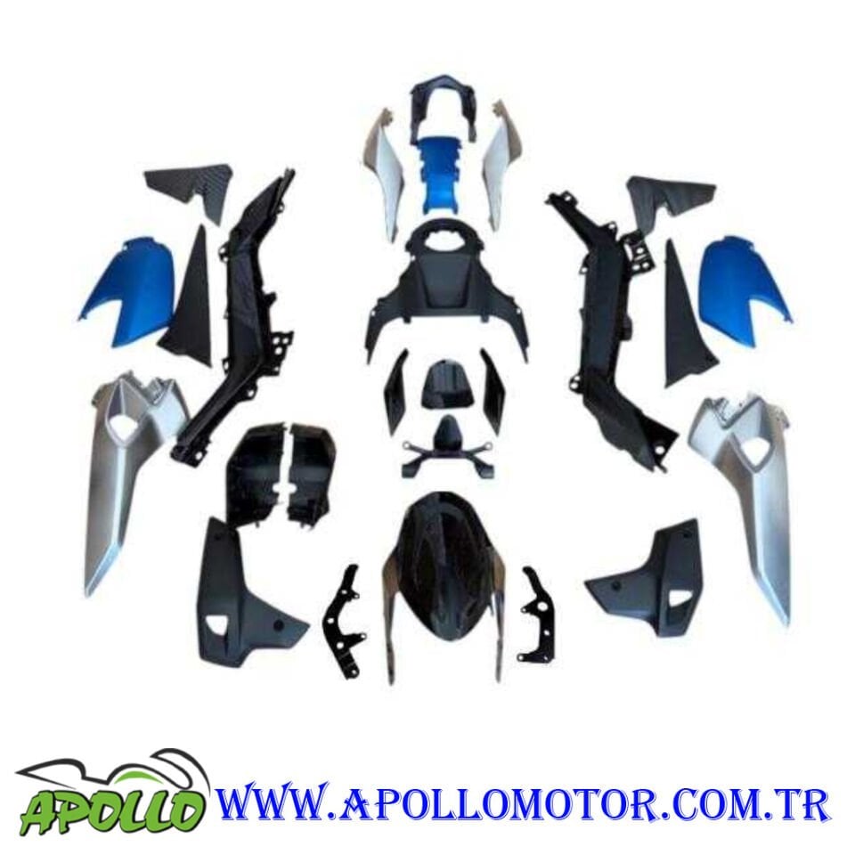 CF MOTO NK 250 KAPORTA SETİ MAVİ (26 PARÇA)