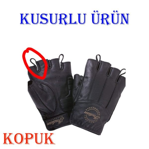 HARLEY INDIAN VİCTORY MOTOSİKLET ELDIVEN -ERKEK- LEATHER FİNGERLESS - ORJİNAL ÜRÜN