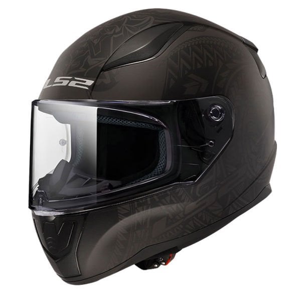 LS2 RAPID 2 TAKAROA MAT SİYAH KAPALI KASK