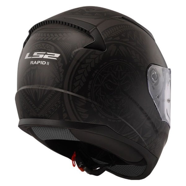 LS2 RAPID 2 TAKAROA MAT SİYAH KAPALI KASK